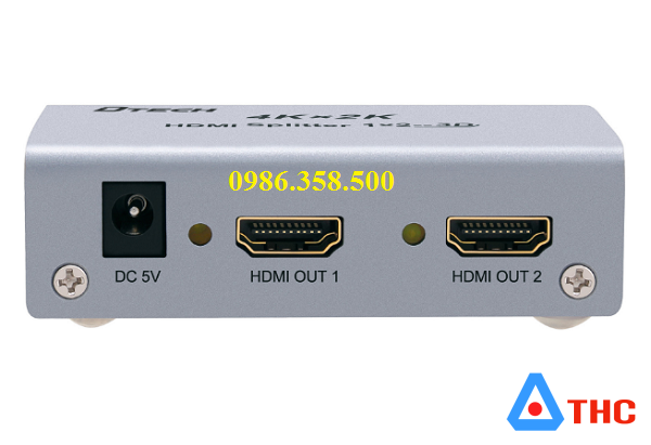 Bộ chia hdmi 1 ra 2 Dtech (DT7006)